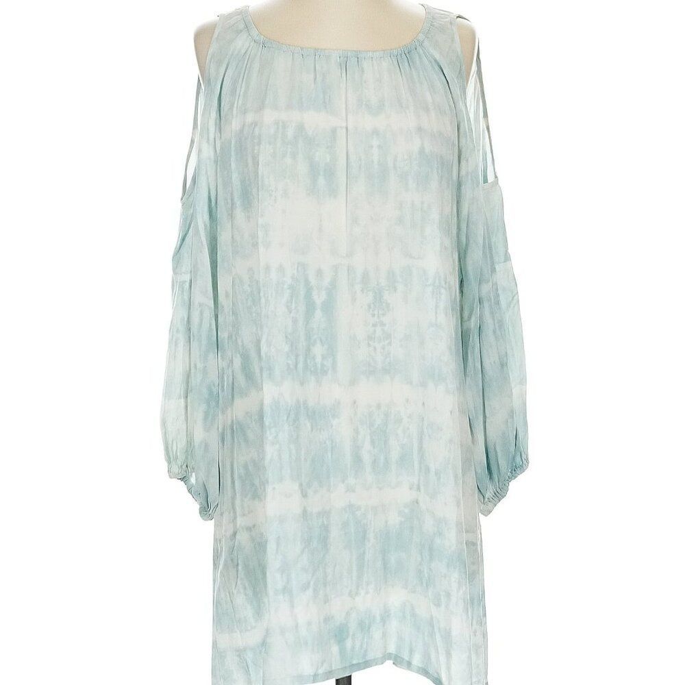 Johnny‎ Was Cold shoulder tie die tunic top size XS